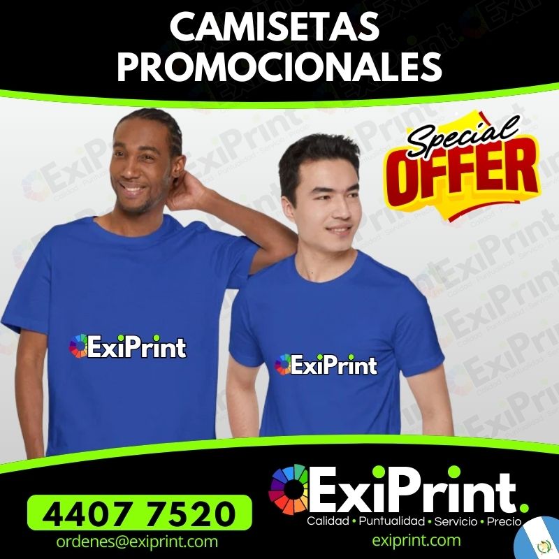 Camisetas Promocionales Personalizadas